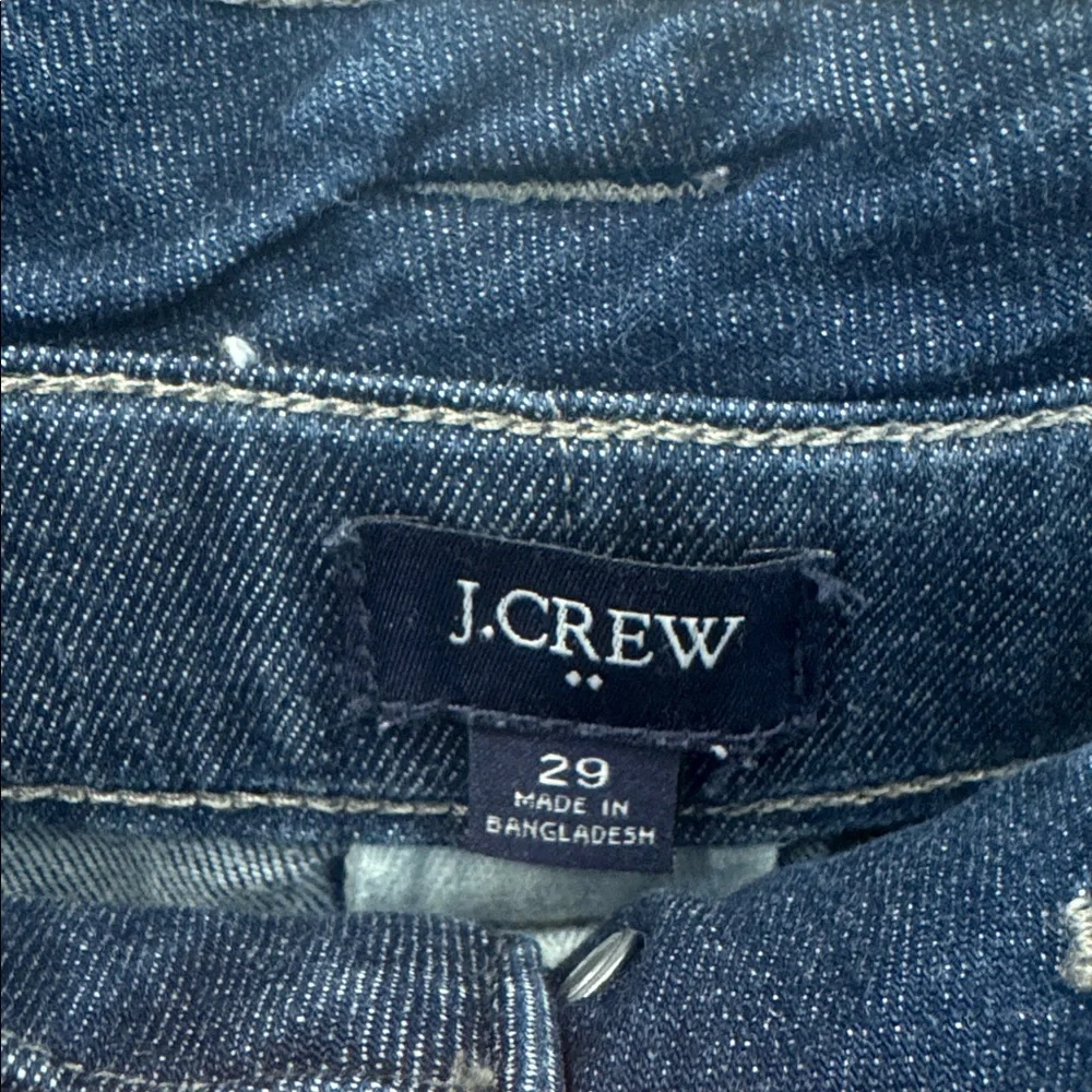 J Crew Wide Leg Belted Trouser Jeans Size 29 EUC $148 KL